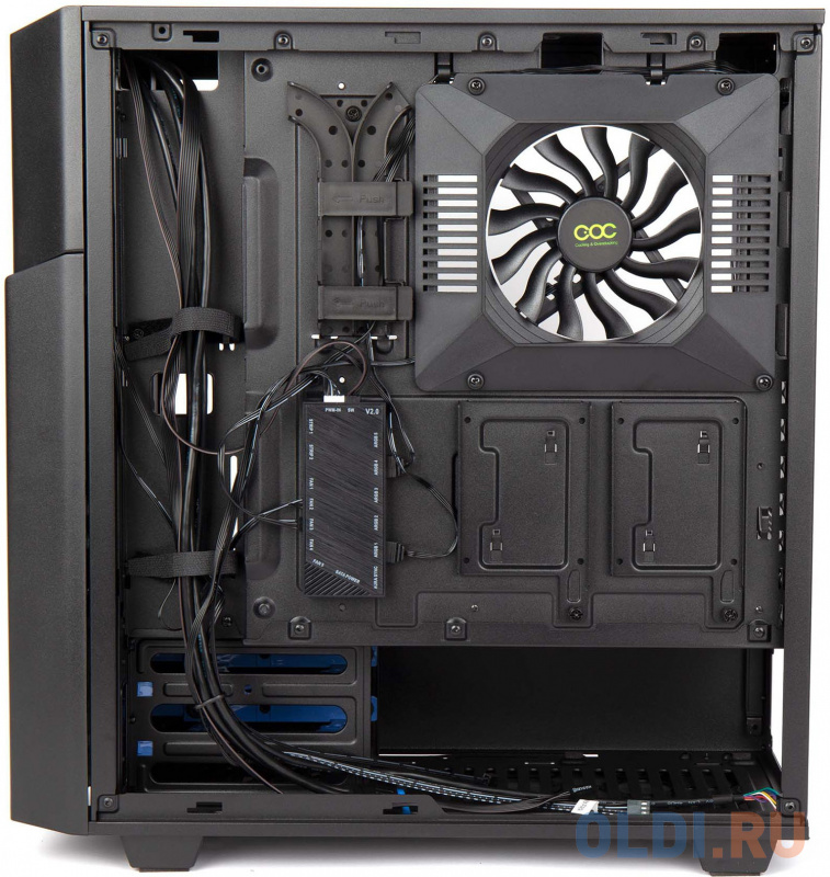 Корпус ATX HIPER CC BG Без БП чёрный фото