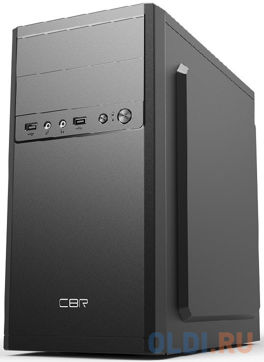CBR PCC-MATX-RD873-400W Корпус mATX Minitower RD873, c БП PSU-ATX400-12EC (400W/120mm), 2*USB 2.0, HD Audio+Mic, кабель питания 1.2м, Black фото