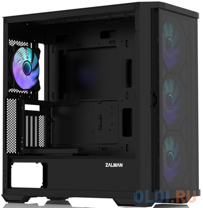 Корпус MidiTower Zalman Z10 DUO (ATX, black, window, 2xUSB3.0, 1xUSB 3.1 Type-C, 3x140mm ARGB, 1x120mm ARGB) (Zalman Z10 DUO) фото