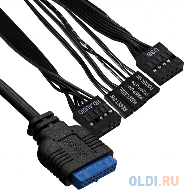 Корпус microATX Exegate MI-301U Без БП чёрный фото
