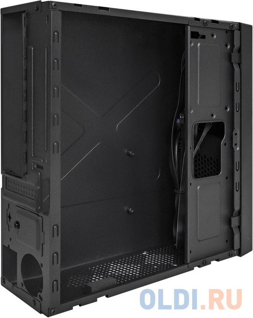Корпус Desktop ExeGate MI-301U-250 (mATX/mini-ITX, 1U-F250S 4см, 1*USB+1*USB3.0, аудио, черный) фото