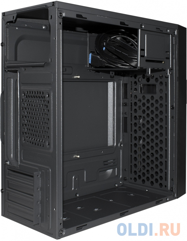 Корпус Minitower ExeGate BAA-105U4-01-AAA350 (mATX, AAA350 с вент. 8см, 4*USB3.0, HD аудио, черный) фото