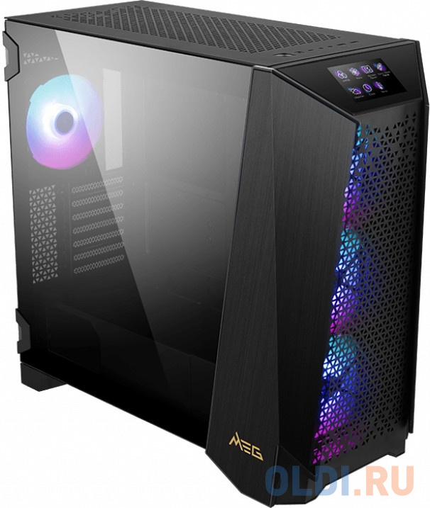 MEG PROSPECT 700R Mid-Tower, E-ATX, 2xUSB 3.2, 1xUSB-C, Audio I/O, 4x140 ARGB fan, Laminated Tempered Glass, (41556) фото