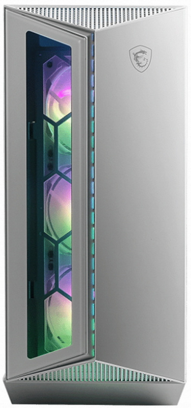 MPG GUNGNIR 110R WHITE 2xUSB 3.0, 1xType C, 4x120mm ARGB Fan, Tempered Glass Window, Brown Box фото