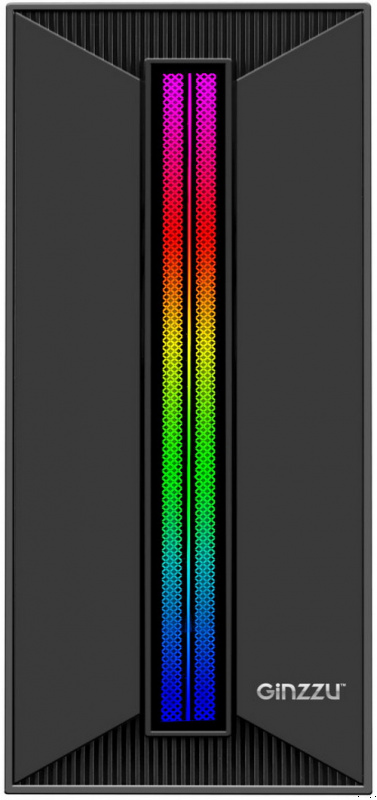 Корпус microATX GINZZU B350 Без БП чёрный фото