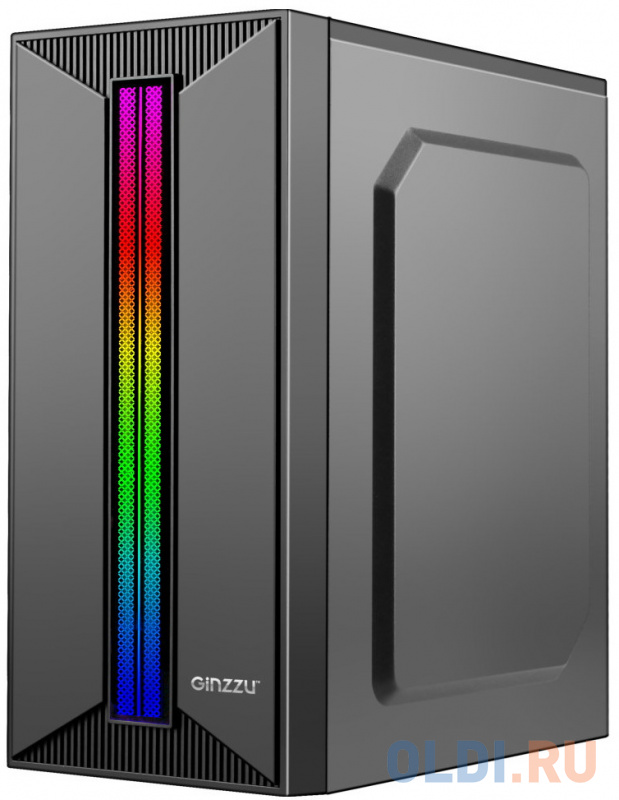 Корпус microATX GINZZU B350 Без БП чёрный фото