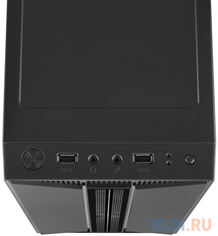 Корпус microATX GINZZU B350 Без БП чёрный фото