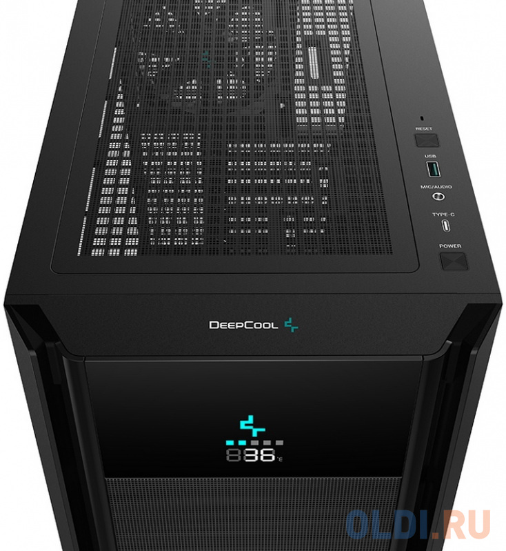 Корпус ATX Deepcool CH510 MESH DIGITAL Без БП чёрный фото