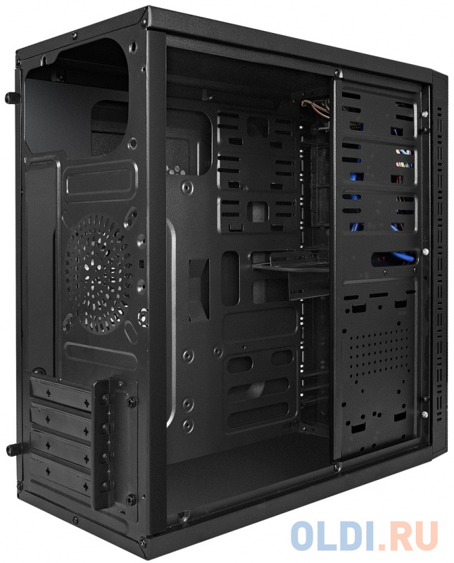 Корпус Minitower ExeGate QA-412U-XP350 (mATX, БП XP350 с вент. 12см, 2*USB+2*USB3.0, аудио, черный) фото