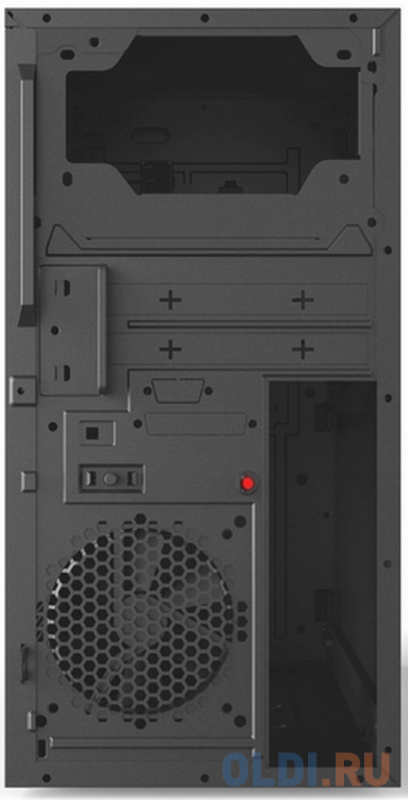 Корпус microATX Powerman EK303BK Без БП чёрный фото