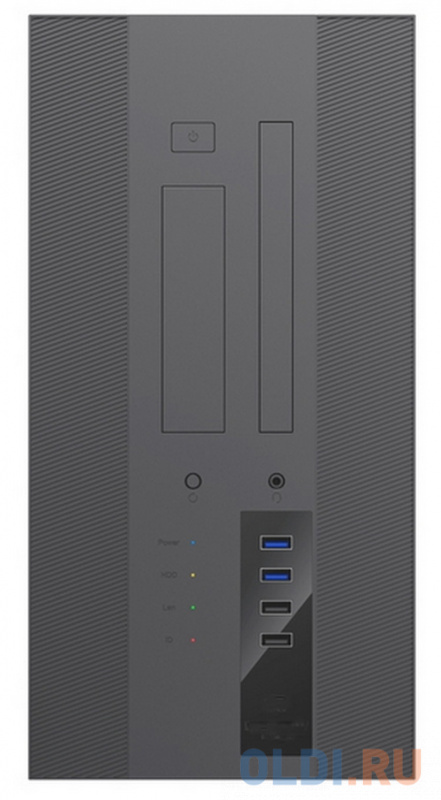 Корпус microATX Powerman EK303BK Без БП чёрный фото