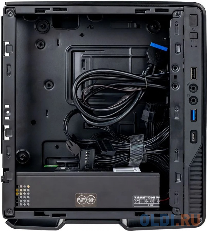 Корпус mini-ITX HIPER Vi7B 180 Вт чёрный фото