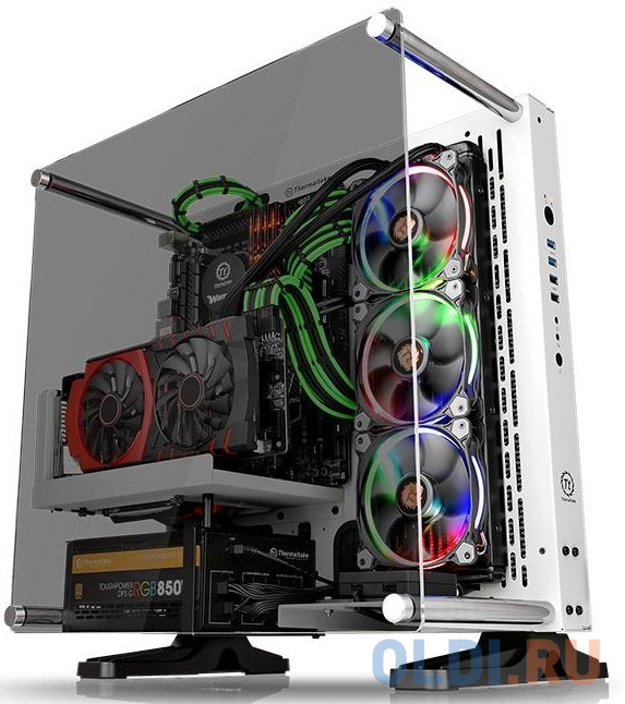 Case Tt Core P3  TG   [CA-1G4-00M6WN-05]  ATX/ Wall Mount/ white / no PSU / Snow Edition фото