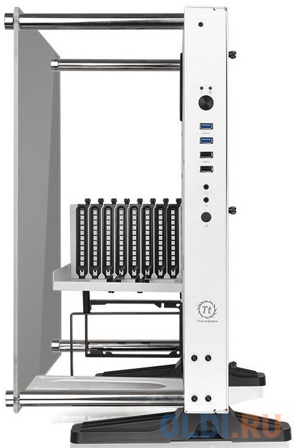 Case Tt Core P3  TG   [CA-1G4-00M6WN-05]  ATX/ Wall Mount/ white / no PSU / Snow Edition фото