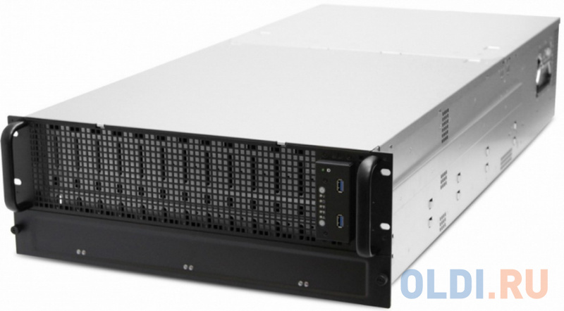

Серверный корпус 4U AIC XE1-4H000-01 1600 Вт чёрный, Черный