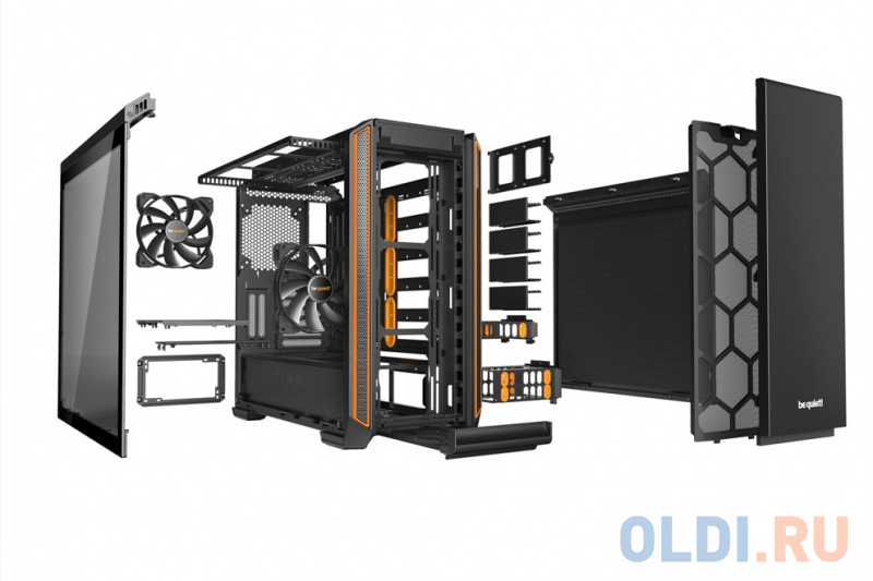 Корпус be quiet! SILENT BASE 601 Orange / midi-tower / side window / BGW25 фото