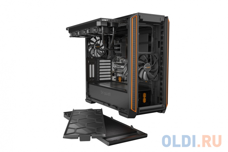 Корпус be quiet! SILENT BASE 601 Orange / midi-tower / side window / BGW25 фото