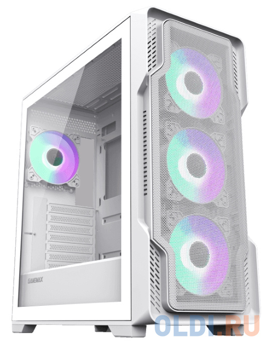 

Корпус E-ATX GameMax SIEGE WH Без БП белый