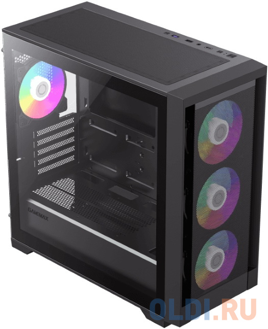 Корпус microATX GameMax DEFENDER MB Без БП чёрный фото