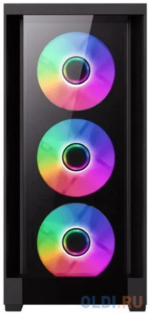 Корпус microATX GameMax DEFENDER TG Без БП чёрный фото