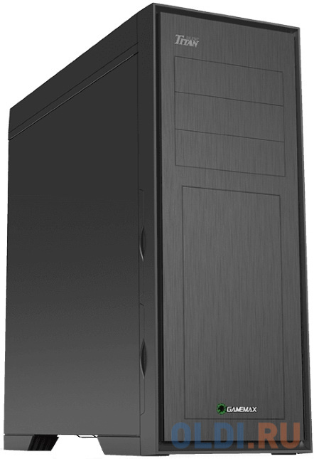 

Корпус E-ATX GameMax TiTan Silent Без БП чёрный, Черный