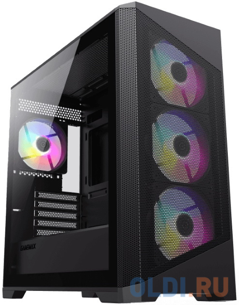 Корпус microATX GameMax Destroyer MB Без БП чёрный фото
