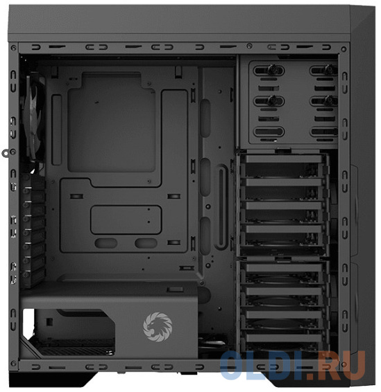 Корпус microATX GameMax Destroyer MB Без БП чёрный фото