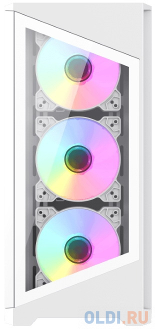 Корпус microATX GameMax Destroyer TGW Без БП белый фото