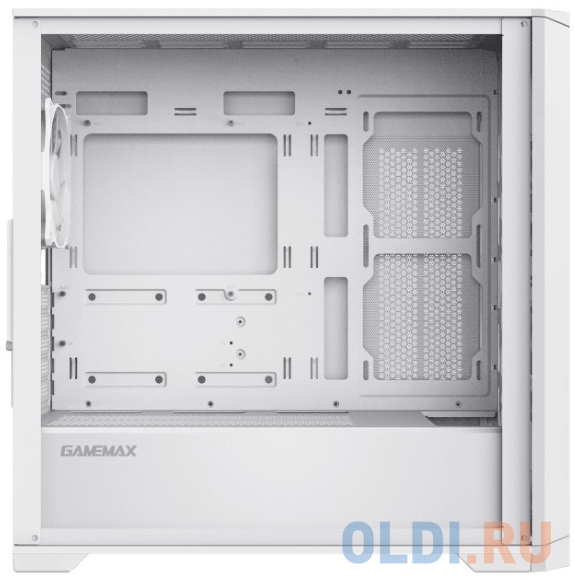 Корпус microATX GameMax Destroyer TGW Без БП белый фото