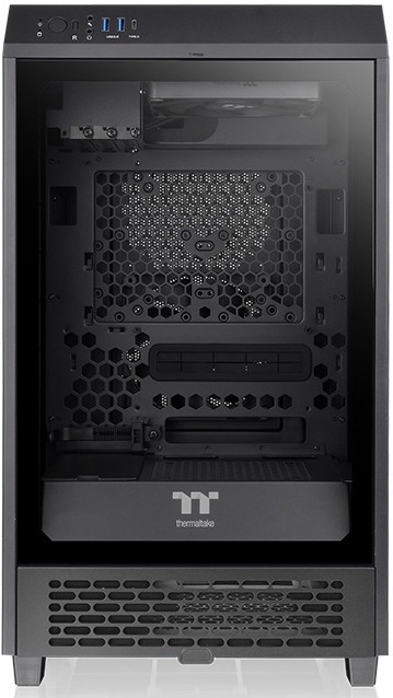 Корпус mini-ITX Thermaltake Tower 200 Без БП чёрный Корпус mini-ITX Thermaltake Tower 200 Без БП чёрный фото
