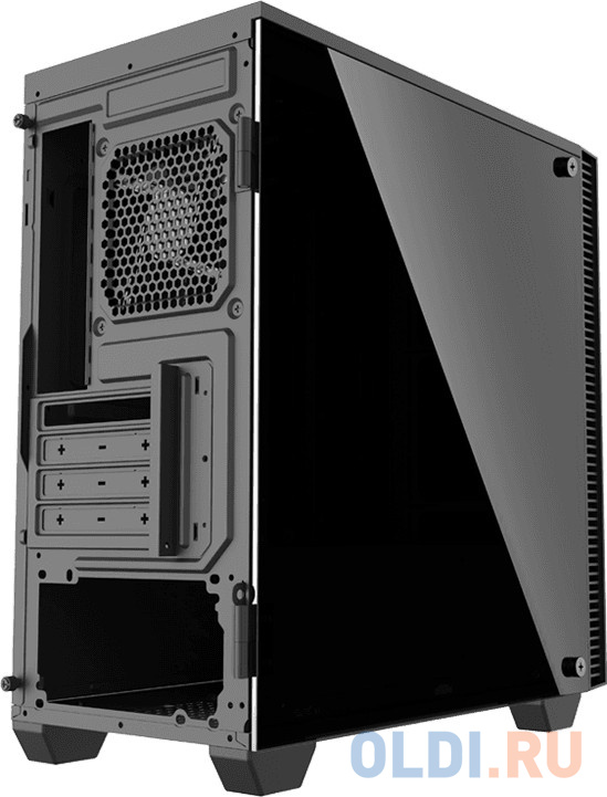 GameMax MFG. H608 Mini Abyss без БП Корпус (Черный, Midi Tower, ATX, зак. стекло, 3*RGB вентилятора) фото