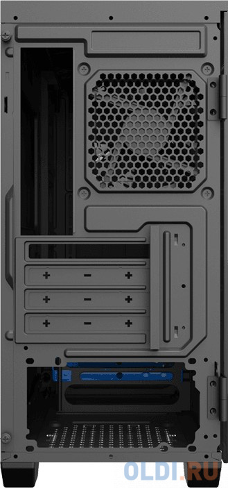 GameMax MFG. H608 Mini Abyss без БП Корпус (Черный, Midi Tower, ATX, зак. стекло, 3*RGB вентилятора) фото
