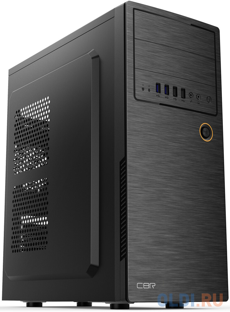 PCC-ATX-E180-USB22-450W Корпус ATX Miditower E180, c БП ATX450-12EC (450W/120mm), 2*USB 2.0, HD Audio+Mic, Black exegate ex280385rus корпус miditower exegate cp 604 atx без бп 2 usb audio