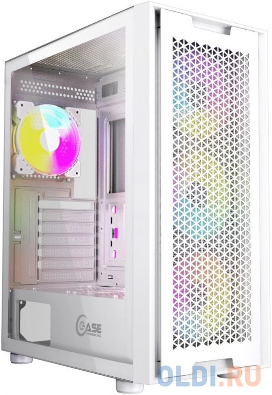 

Корпус ATX Powercase Alisio X4W Без БП белый