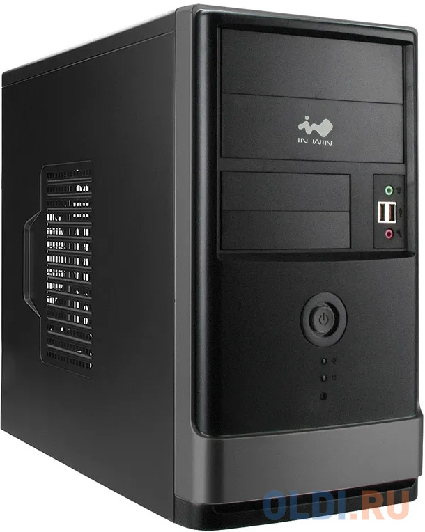 

Mini Tower InWin EMR002 Black/Graphite U2.0*2+A(HD) mATX (без блока питания)