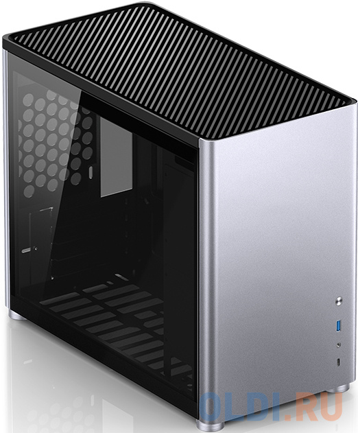 Корпус microATX Jonsbo D30 Silver TG Без БП серебристый корпус microatx jonsbo d30 silver tg без бп серебристый