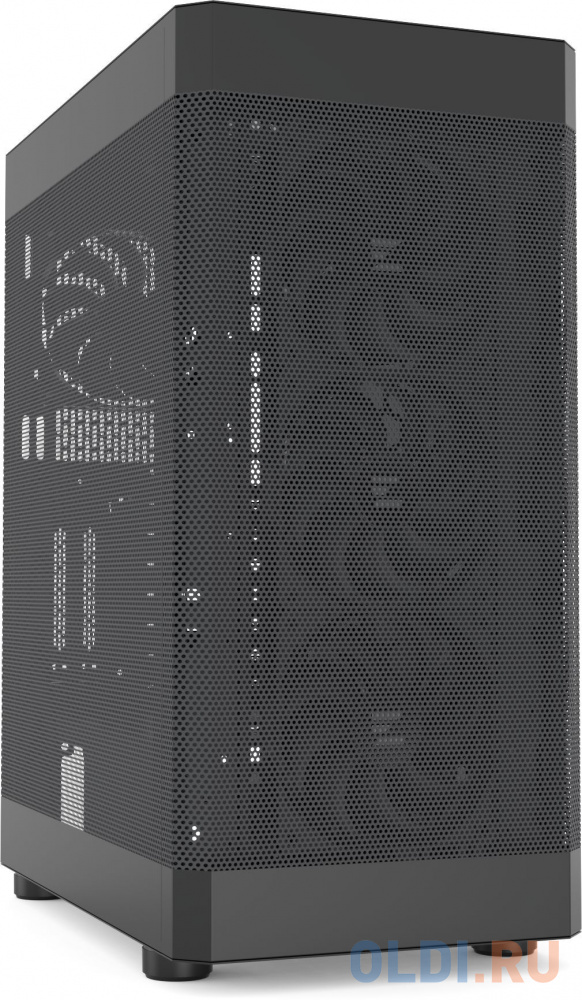 Корпус MidiTower Zalman I4 black (ATX, MESH, 2x3.5", 2x2.5", 1xUSB2.0, 2xUSB3.0, 6x120mm) (Zalman I4) - фото 2