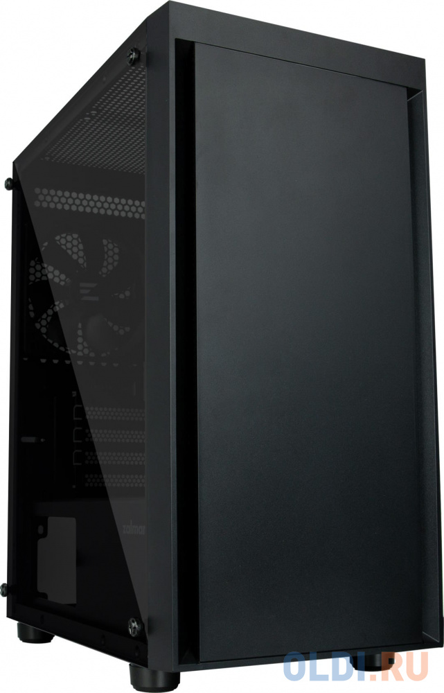 Корпус microATX Zalman T3 PLUS Без БП чёрный, размер MicroATX Mini Tower, цвет черный - фото 1