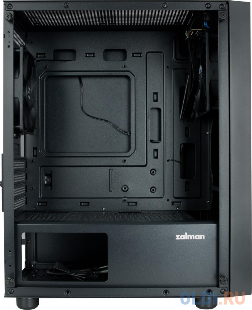 Корпус microATX Zalman T3 PLUS Без БП чёрный, размер MicroATX Mini Tower, цвет черный - фото 4
