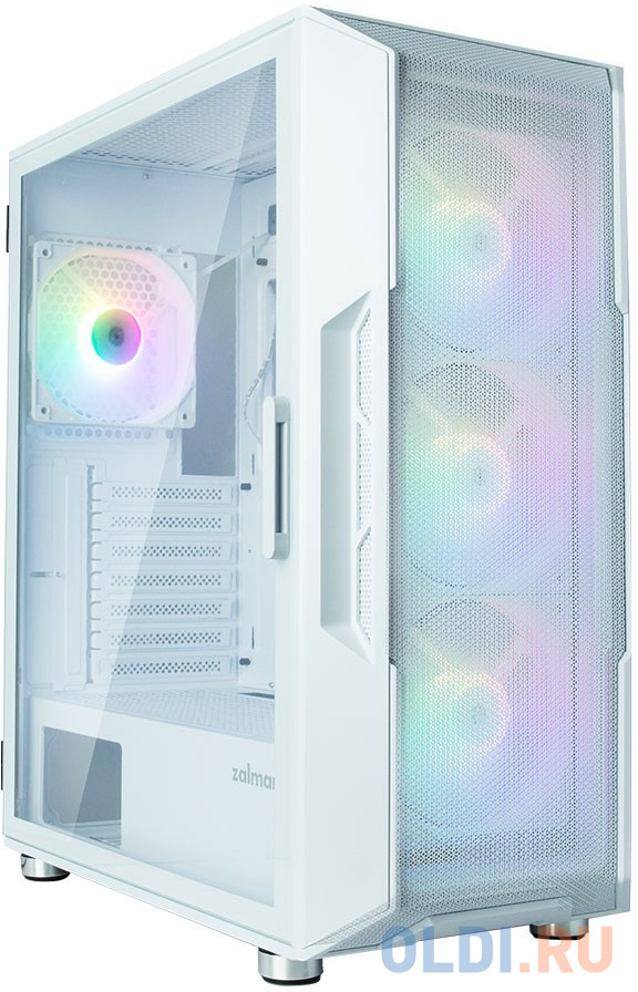 Корпус ATX Zalman i3 NEO White Без БП белый, размер ATX Midi Tower - фото 2