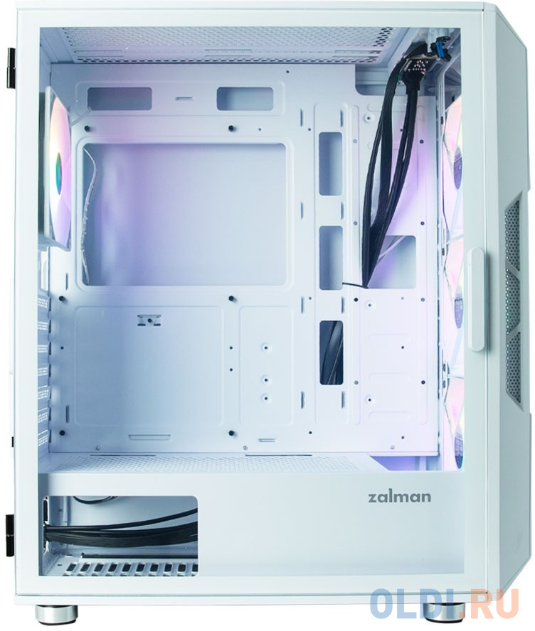 Корпус ATX Zalman i3 NEO White Без БП белый, размер ATX Midi Tower - фото 4