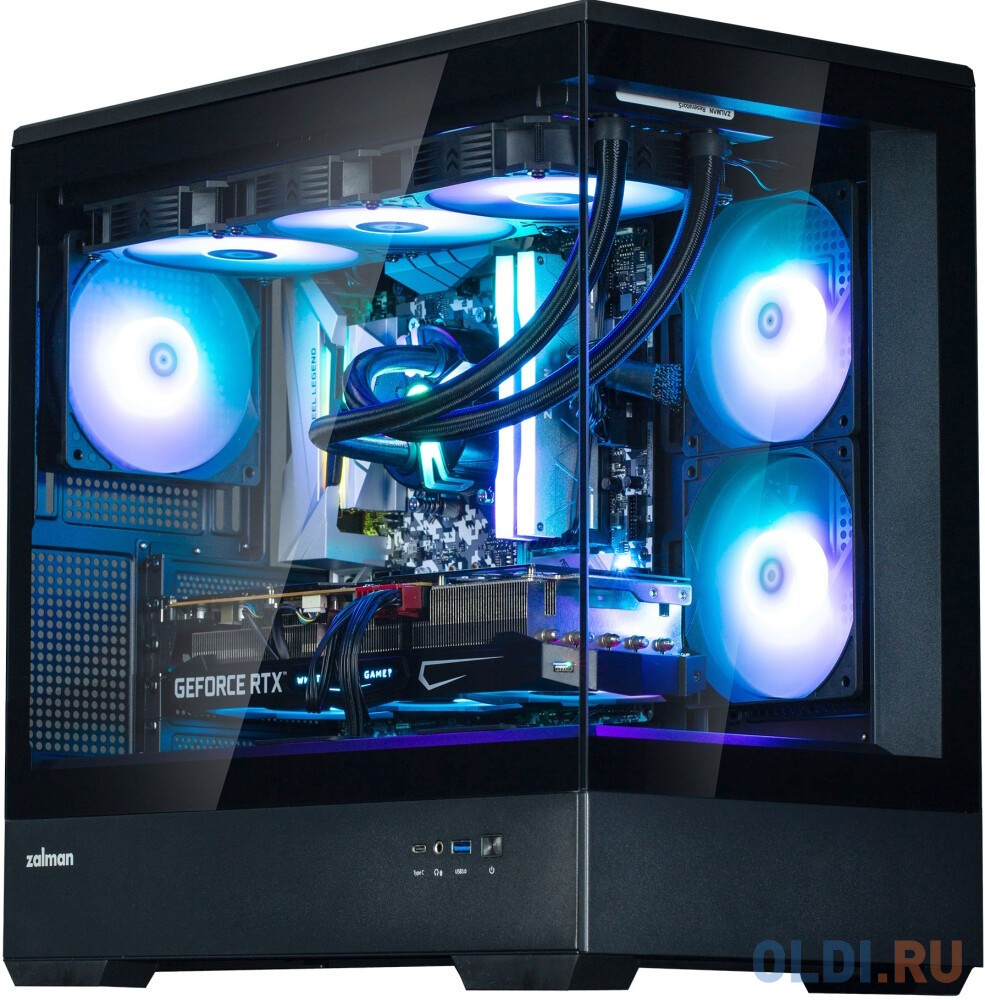 Корпус microATX Zalman P30 Без БП чёрный