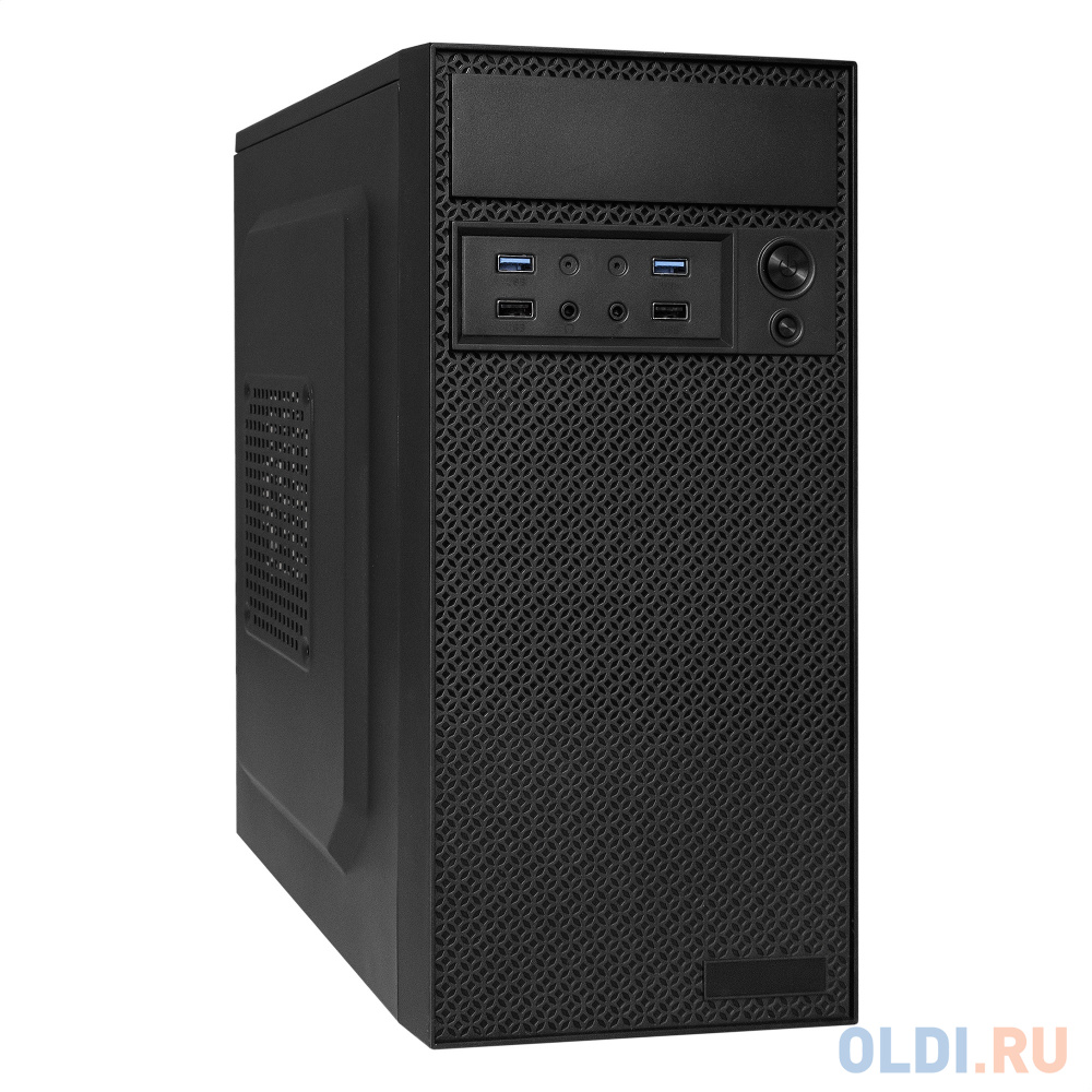 Корпус Minitower ExeGate BAA-109U2-AAA400 (mATX, AAA400 8см, 2*USB+2*USB3.0, аудио, черный)