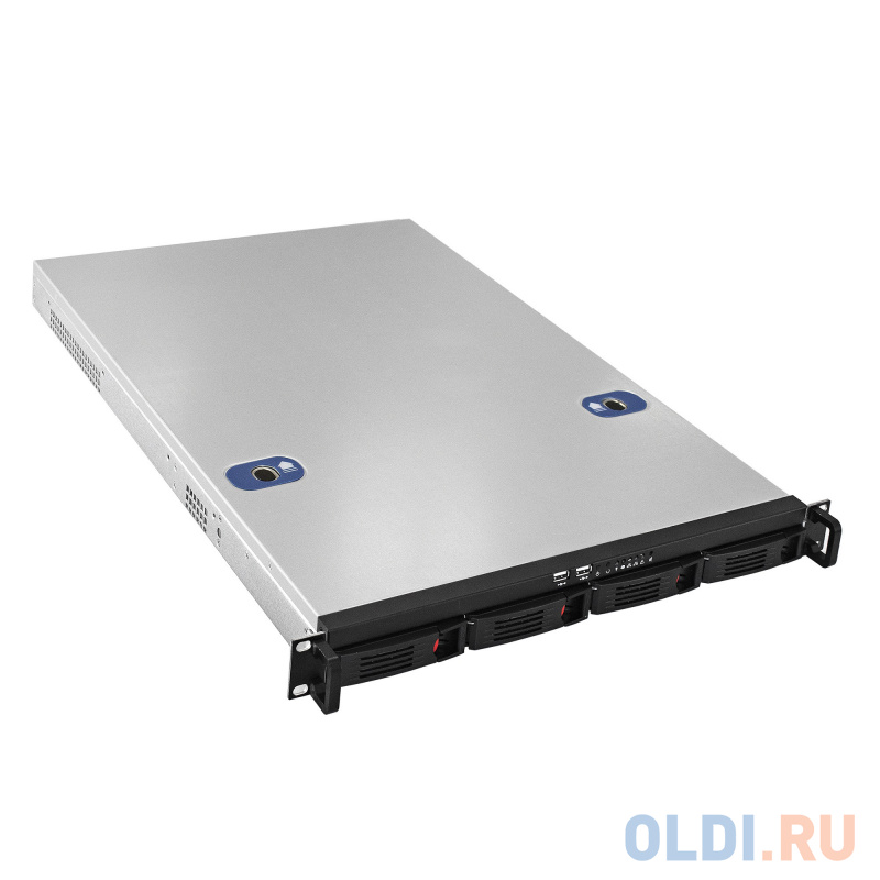 Серверный корпус ExeGate Pro 1U660-HS04 &lt;RM 19&quot;, высота 1U, глубина 660, БП 1U-300ADS, 4xHotSwap, USB&gt;