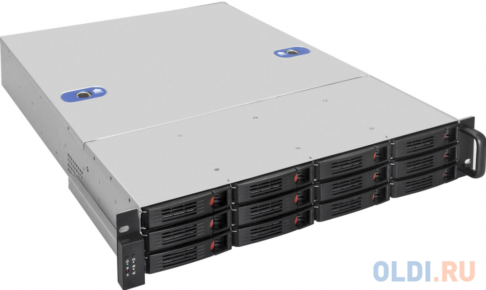 

Серверный корпус ExeGate Pro 2U660-HS12 <RM 19", высота 2U, глубина 660, БП 2U-600ADS, 12xHotSwap>