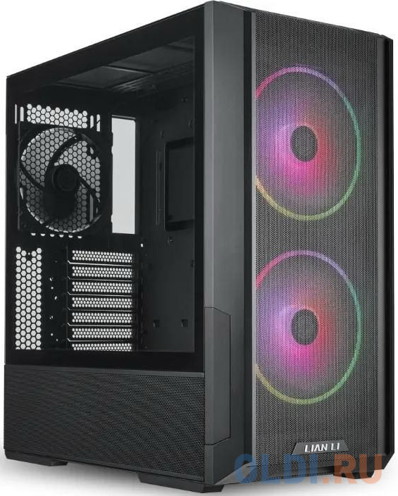 Корпус Lian-Li Lancool 216 RGB черный без БП ATX 7x120mm 4x140mm 2xUSB3.0 audio bott PSU