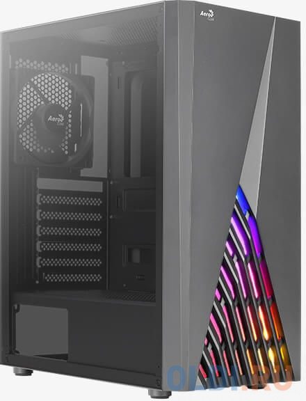 Корпус Aerocool DELTA черный без БП ATX 7x120mm 2xUSB2.0 1xUSB3.0 audio bott PSU