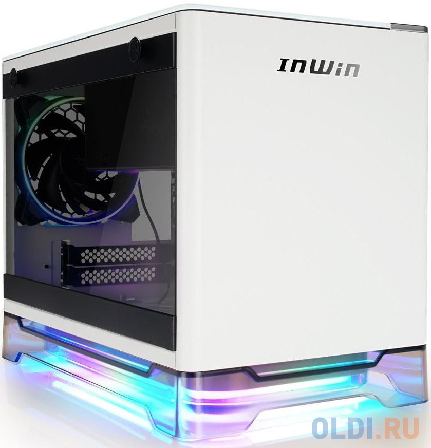 Корпус Inwin CF08A (A1PLUS) белый 650W miniITX 4x120mm 2xUSB3.0 audio