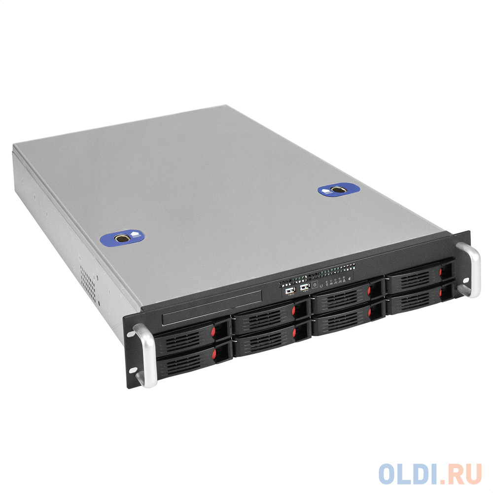 

Серверный корпус ExeGate Pro 2U660-HS08 <RM 19", высота 2U, глубина 660, БП 2U-920ADS, 8xHotSwap, USB>