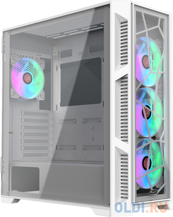 AGOS ULTRA WHITE TG4 (E-ATX; 4pcs ARGB 120x120x25mm fans pre-installed; Type C + USB3.0 port; 4.0mm Tempered glass with hinge design; 3.5 HDDx2 + 2.5